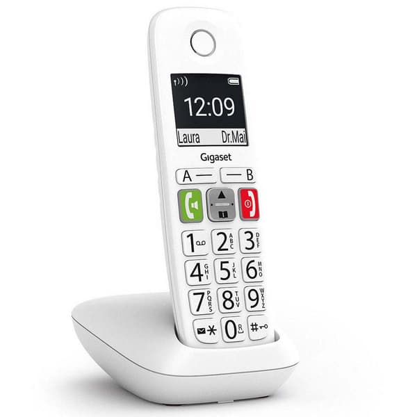 Gigaset Trådløs Fastnettelefon E290 Duo Hvid