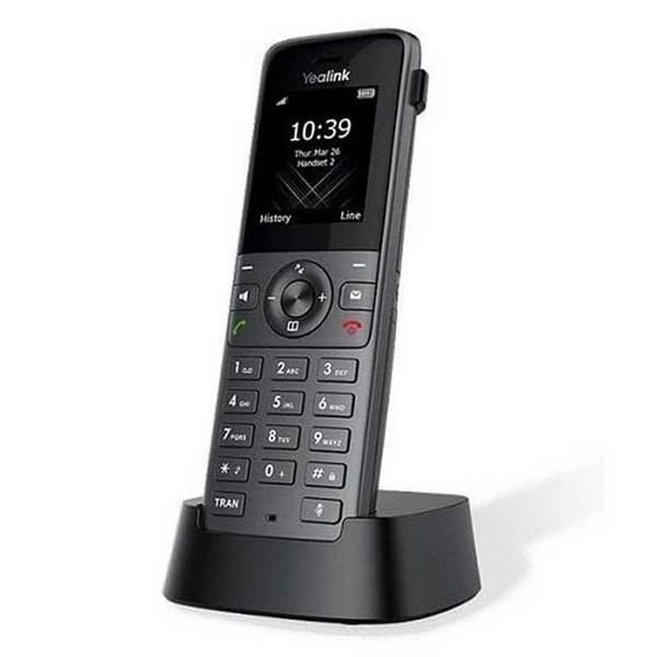 Yealink Trådløs Fastnettelefon W73h Sort Sort