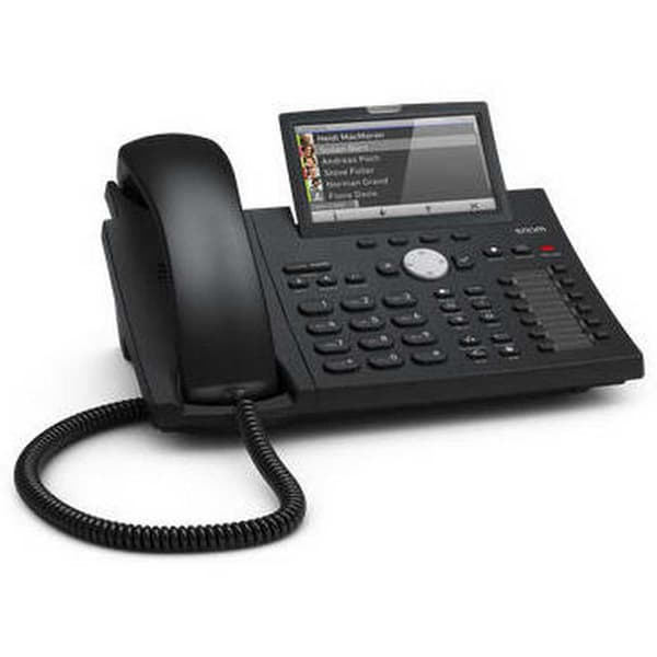 Snom Sip Telefon D375 Sort Sort