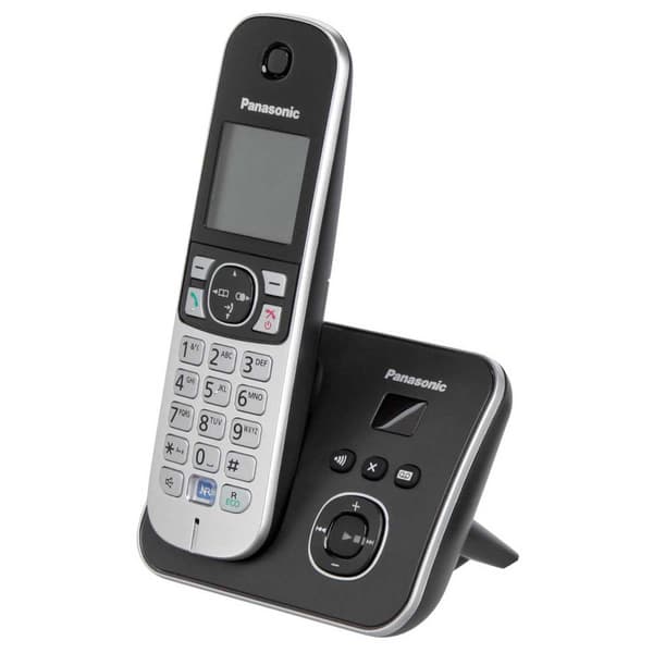 Panasonic Trådløs Fastnettelefon Kx-tg6821gb Søvfarvet Sort