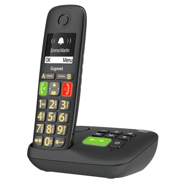 Gigaset Telefon Permanent Trådløs E290 A Sort