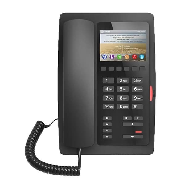 Fanvil Voip Telefon H5 Hotel Transparent Sort