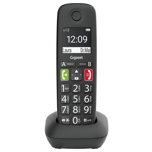 Gigaset Trådløs Fastnettelefon E290 Hx Beige,Sort
