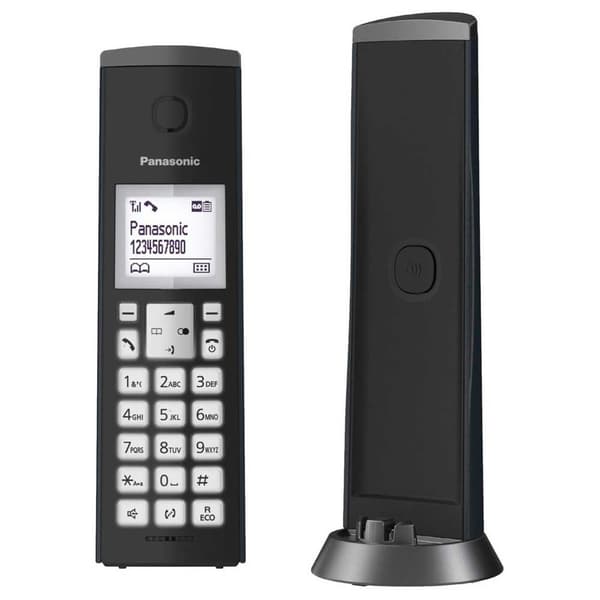 Panasonic Trådløs Fastnettelefon Kx-tgk220gm Søvfarvet Sort