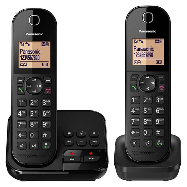 Panasonic Langaton Lankapuhelin Kx-tgc422gb 2 Yksiköitä Hopeinen musta