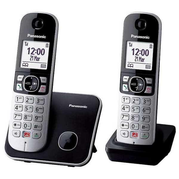 Panasonic Telefon Tg6852spb Grå Sort, Grå