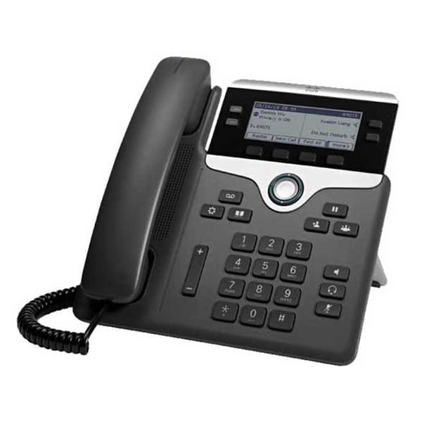 Cisco Voip Telefon Ip Phone 7841 Søvfarvet Sort, Sølv