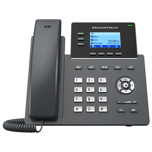 Grandstream Voip Telefon Grp2603p Søvfarvet Sort