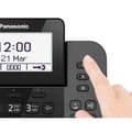 Miniatyrbillede 6 af 8: Panasonic Dect+desktop Sort