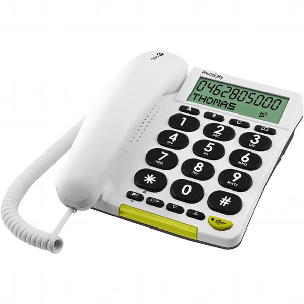 Doro Lankapuhelin Phoneeasy 312cs Valkoinen