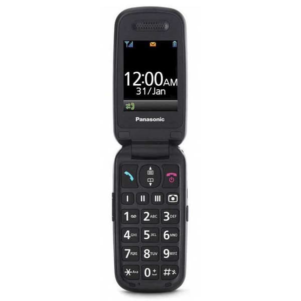 Panasonic Mobiltelefon Kx-tu446exb 2.4´´ Søvfarvet Sort