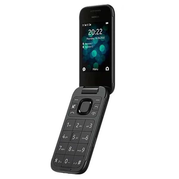 Nokia Mobiltelefon 2660 Flip Silver Svart