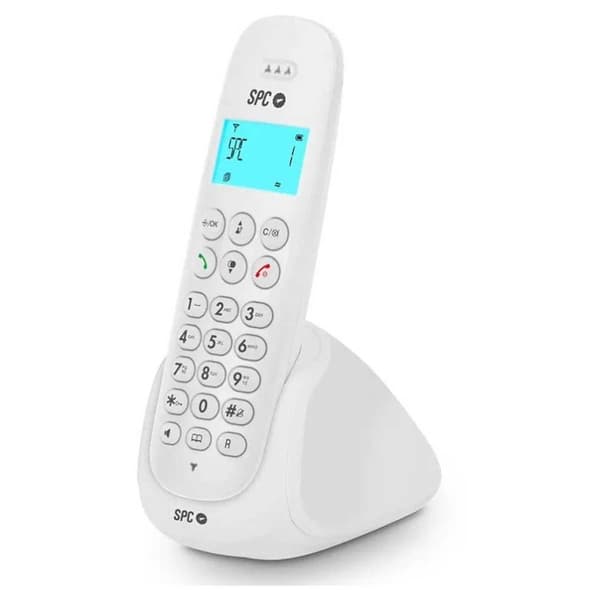 Spc Trådløs Fastnettelefon Art 7310bs Søvfarvet Hvid