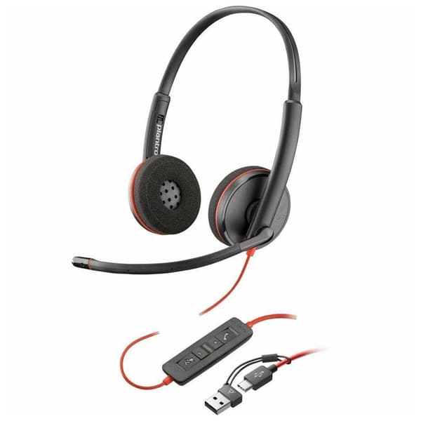 Hp Voip Hovedtelefoner 3220 Usb-c +usb-c/a Black