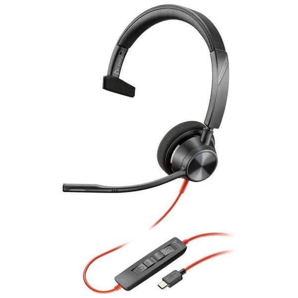 Hp Voip Hovedtelefoner Poly 3310 Mono Usb-c +usb-c/a