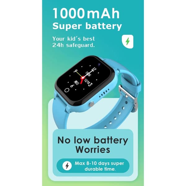 Smartklokke for barn med GPS WIFI 4G