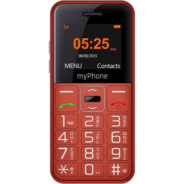 Myphone Mobil Halo Easy Rød
