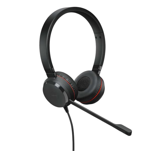 Jabra Evolve 20 Stereo Hörlurar Svart One Size / EU Plug