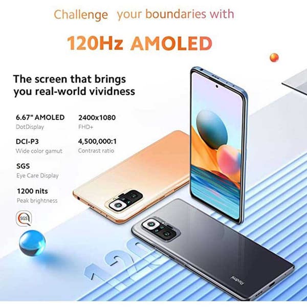 Xiaomi Redmi Note 10 Pro 6gb/128gb 6.6´´ Dual Sim Grå One Size / EU Plug