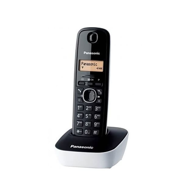 Panasonic Dect Trådlös Fast Telefon Svart One Size / EU Plug Svart, Vit