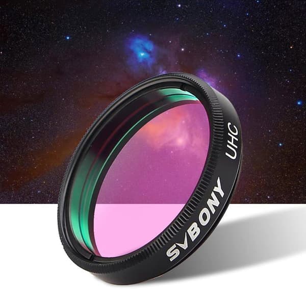 Svbony 1.25" UHC Ögons filter, Teleskopfilter med hög visuell kontrast, reducera ljusföroreningar, för nebulosor