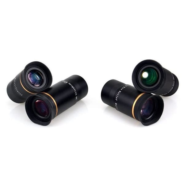 Svbony teleskopokular 1,25" FMC 66° supervidvinkelsats för teleskop (6mm-9mm-15mm-20mm)