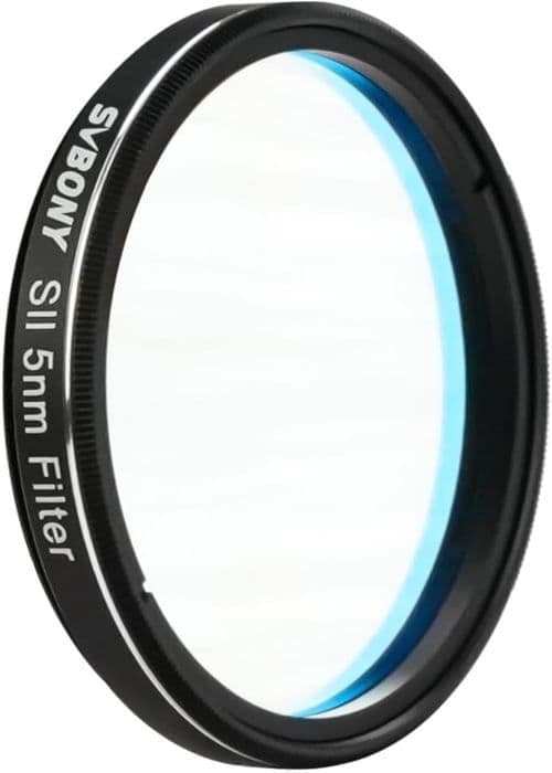 Svbony SV227 2" Teleskopfilter, SII-CCD 5nm-filter för djuphimlen med smal bandbredd, ljusföroreningfilter som blockerar IR