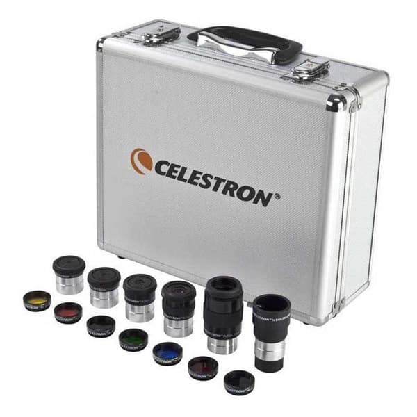 Celestron Okular Og Filtersæt Teleskop Linse 1.25 Søvfarvet