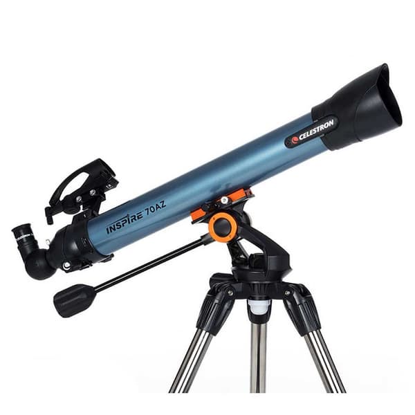 Celestron Teleskop Inspire 70 Mm Az Refractor Søvfarvet