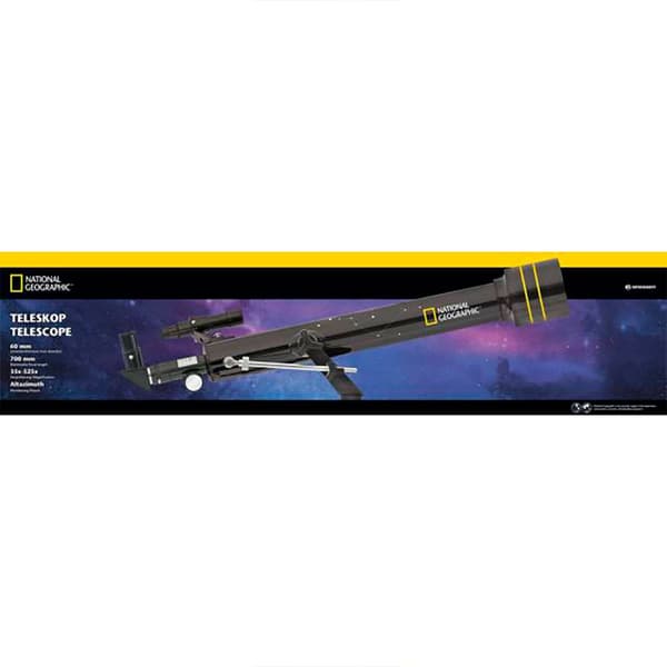 National Geographic Refractor Telescope 60/700 Musta