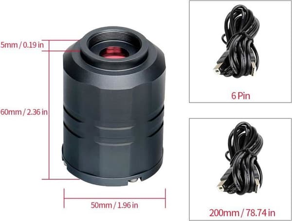 Svbony SV305Pro Planetary Color Camera, Okularteleskop, Autoguider ST4 USB3.0 2MP IMX290 CMOS-sensor, Planetary Imaging