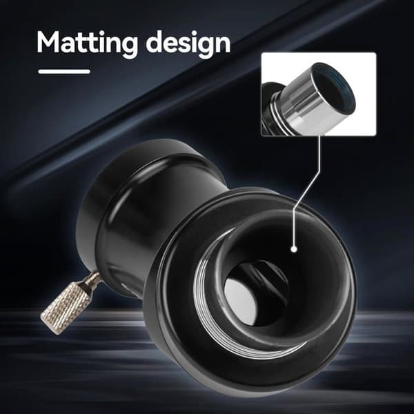 Svbony SV222 teleskopadapter, 1,25" Zenith-spegel 45° metall diagonalt prisma med tillbehör till pressring av mässing
