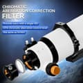 Miniatyrbild 3 av 6: Svbony SV48P 102F6.5 Refractor Telescope, OTA Achromatic FMC Coating, 2,5" Rap Dual Speed Focusing Telescope