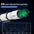 Miniatyrbild 5 av 6: Svbony SV48P 102F6.5 Refractor Telescope, OTA Achromatic FMC Coating, 2,5" Rap Dual Speed Focusing Telescope