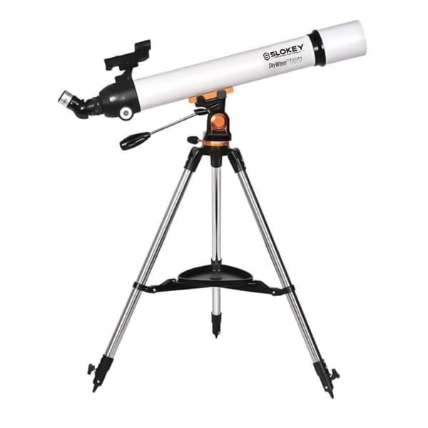 Slokey Telescope Astronomy - Bærbart teleskop med 28x-210x forstørrelse - Let at samle og velegnet til månen, planeter og stjerner - Teleskoper 70070