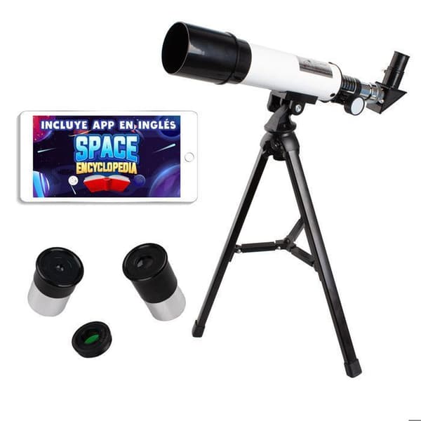 Teleskop för barn med pedagogisk tillämpning - Astronomiskt teleskop för barn 8 år och Plus Astronomical and Terrestrial Telescope