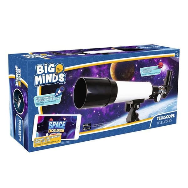Teleskop för barn med pedagogisk tillämpning - Astronomiskt teleskop för barn 8 år och Plus Astronomical and Terrestrial Telescope