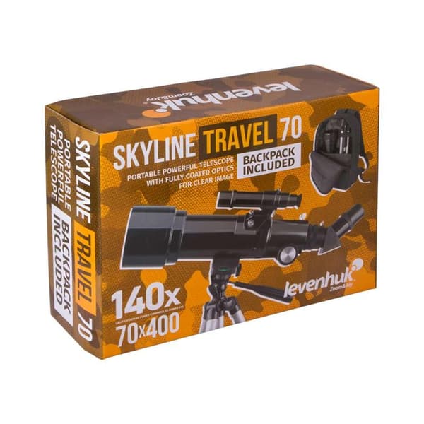 Teleskop - LEVENHUK - Skyline Travel 70 - 70 mm objektiv - 400 mm brännvidd - För barn