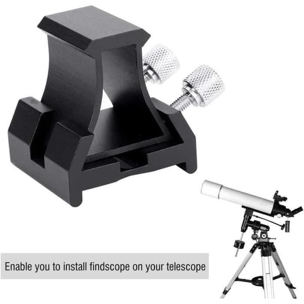 VBESTLIFE Finderscope för Teleskop, Teleskopdetektor Tillbehör med Spårskruv som passar C8 / C8HD /