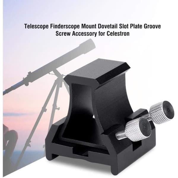 VBESTLIFE Finderscope för Teleskop, Teleskopdetektor Tillbehör med Spårskruv som passar C8 / C8HD /