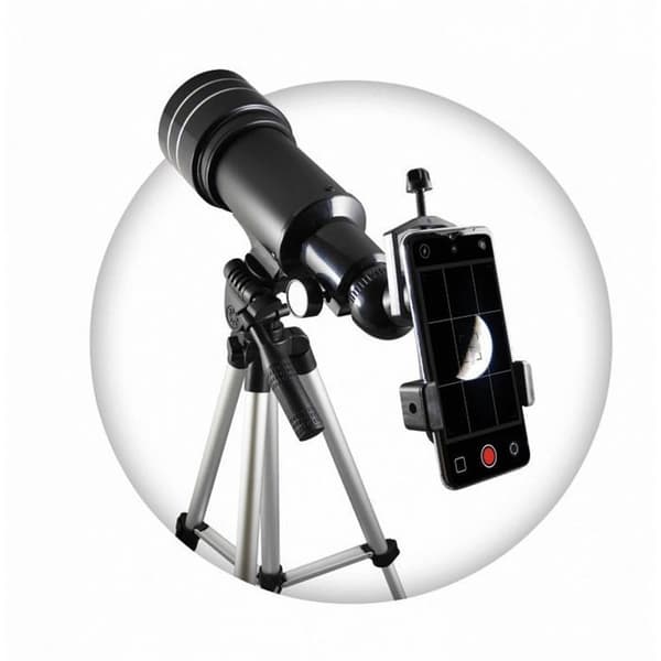 Buki Lunar Telescope - 30 aktiviteter - för barn från 8 år och uppåt - Svart