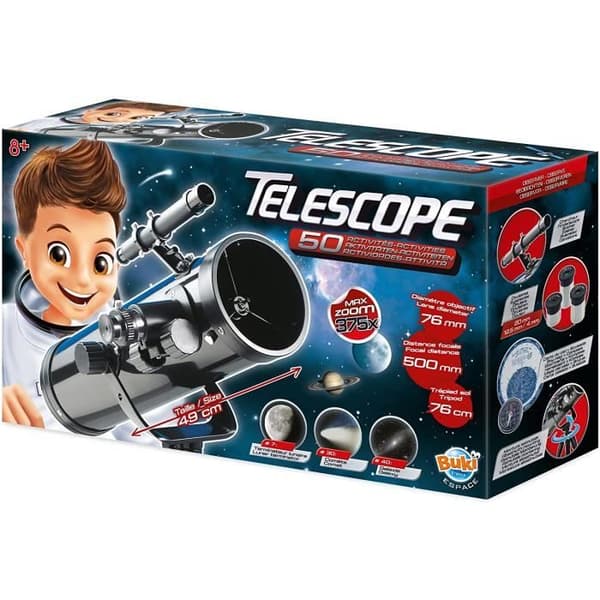 Buki - TS008B - Teleskop - 50 Aktiviteter