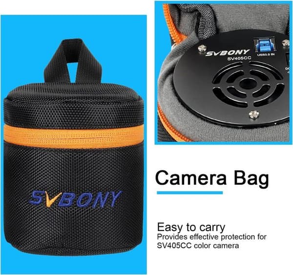 Svbony SV405 Färgekamera med TEC-kylning, 11.7MP USB3.0 Okular Teleskop, IMX294 CMOS-sensor med AR-beläggning, för Astrofotografi