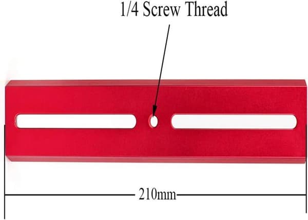 Svbony Standard Helixplatta Helt i Metall 210mm 8.3" Monteringhelixplatta för Astronomisk Teleskop