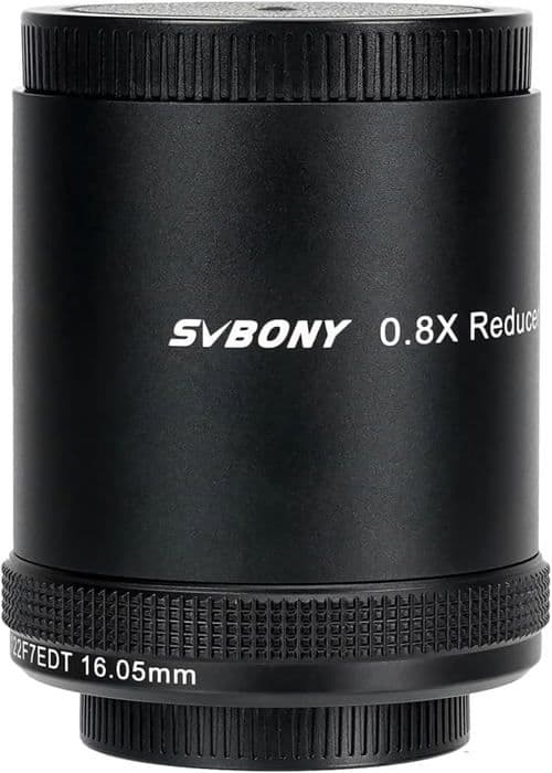 Svbony SV209 Teleskop 2", 0.8X Fokalreducer M63x1/M48x0.75 för SV550 122F7 APO Refraktor OTA Privileg Djuphimlamfotografi