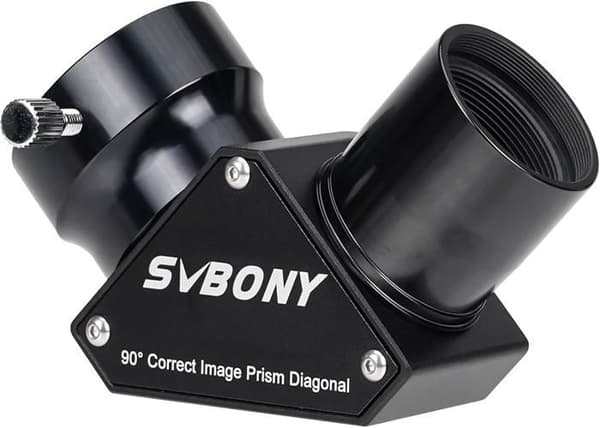Svbony SV222 Spektroskop Zénith, 1.25" Diagonaladapter 90° med låsmekanism, stjärnöga