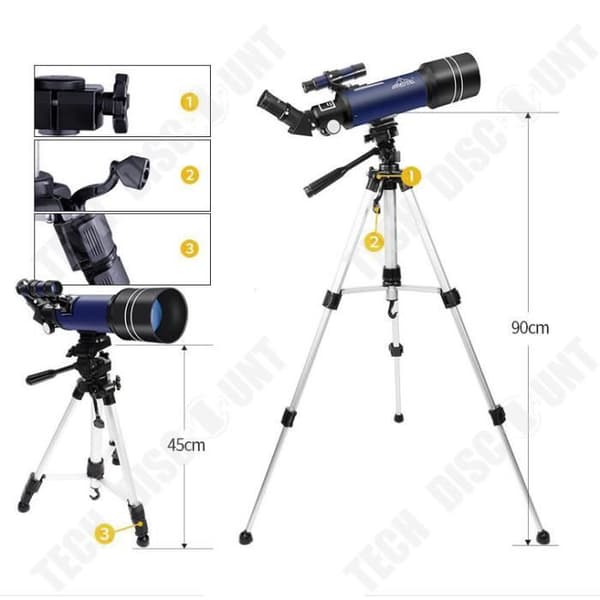 TD® stargazing monokulärt teleskop kan ta bilder, förstoring, HD astronomiska teleskop professionella
