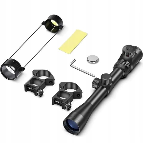 3-9x40 MIL-DOT VOGLER OPTIK RIFFON SIKTEKIKTE, SOLIDT LAVET, PREMIUM