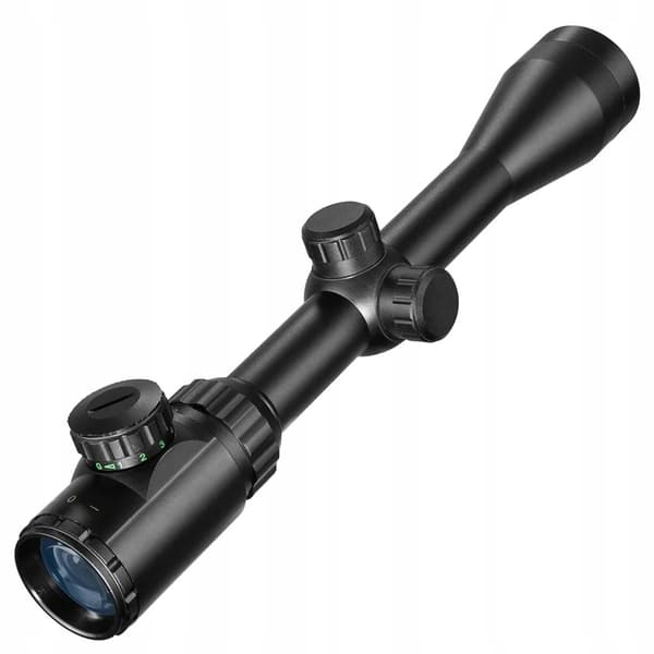 3-9x40 MIL-DOT GENETIC OPTIK RIFFON -KIIKARI, LUJASTI VALMISTETTU, ENSILUOKKAINEN