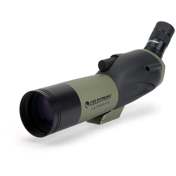 Celestron Ultima 65 spotting scope 55x BaK-4 Sort, Grå